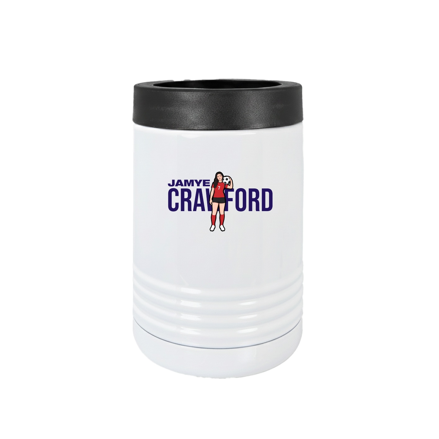 Beverage Holder — Player Name in White