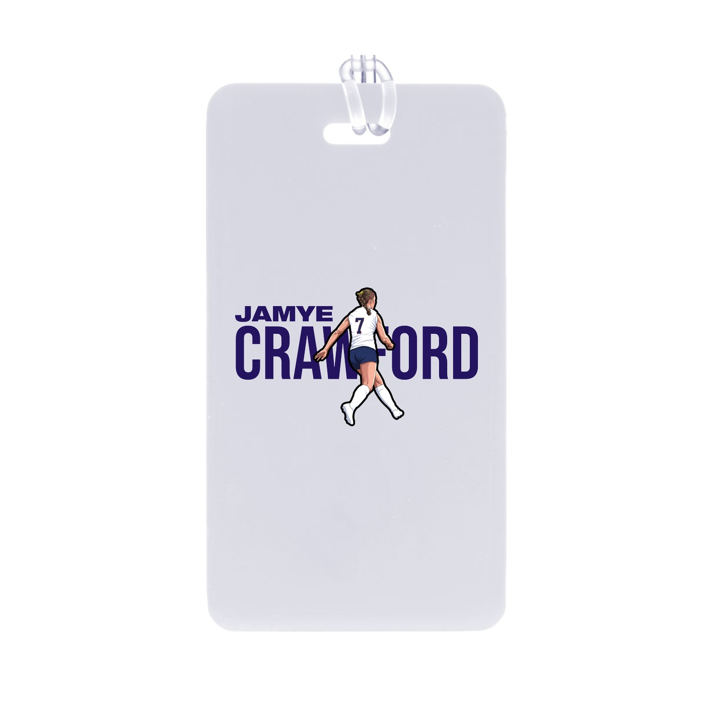 Bag Tag — Player Name in Classic