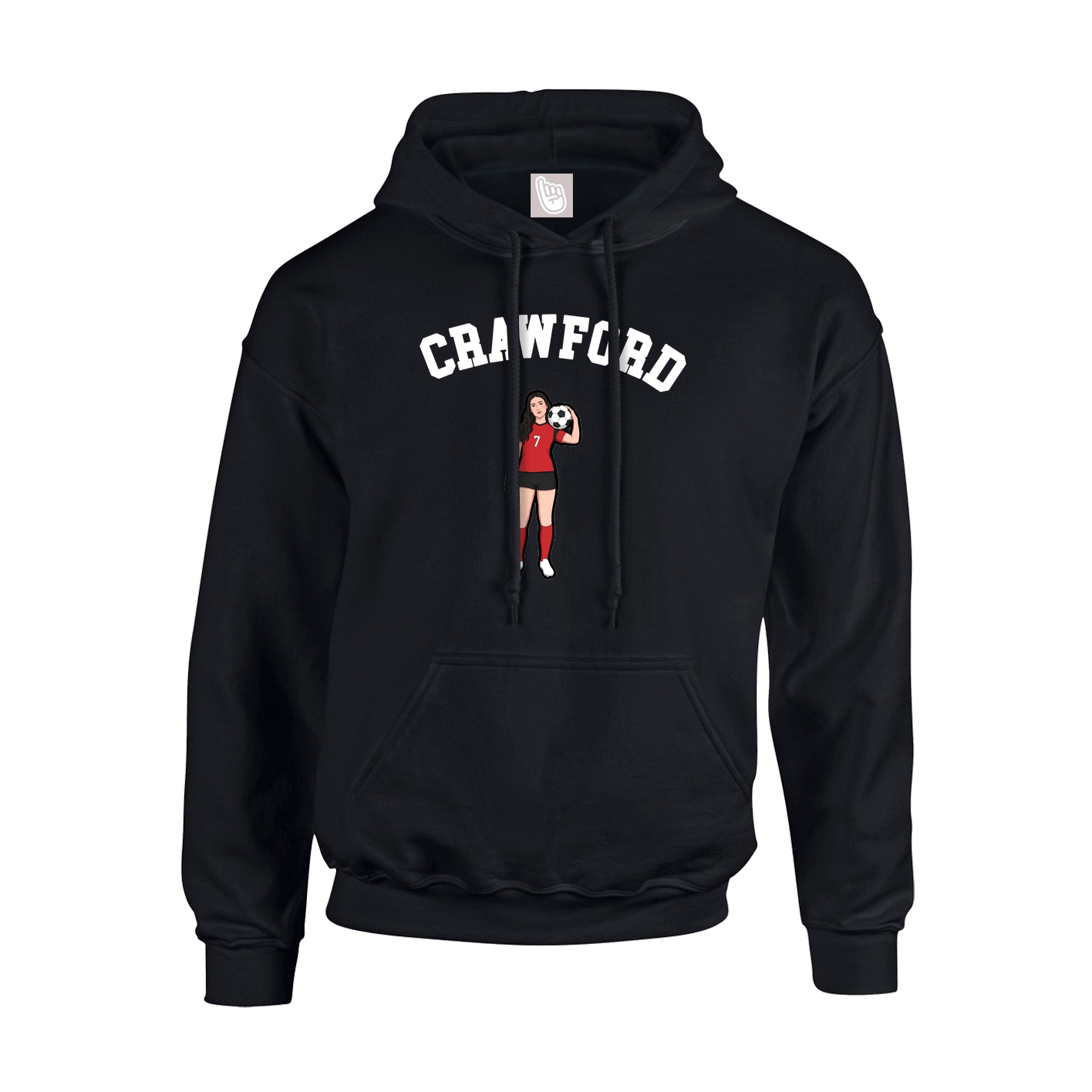 Youth Hoodie — Shirsey Arch in Black
