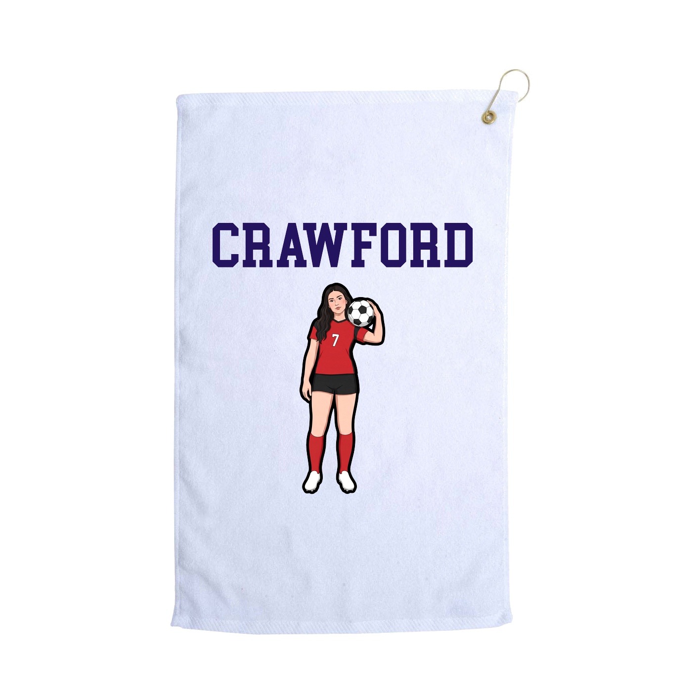 Golf Towel — Shirsey in White