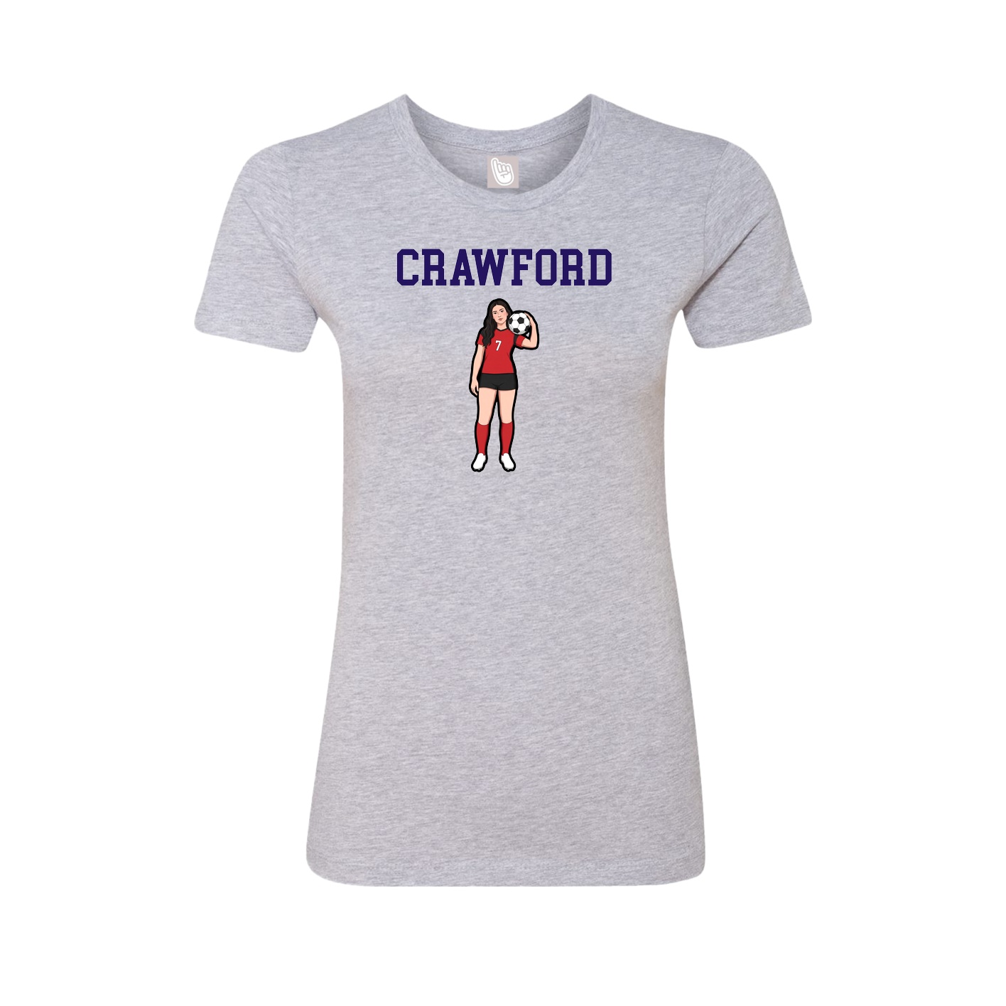 Womens Tee — Shirsey in Grey