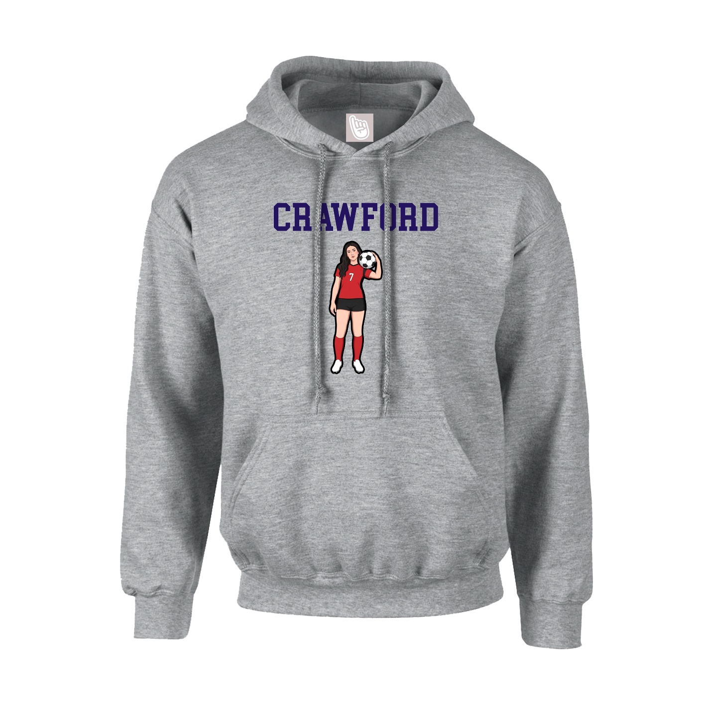 Youth Hoodie — Shirsey in Grey