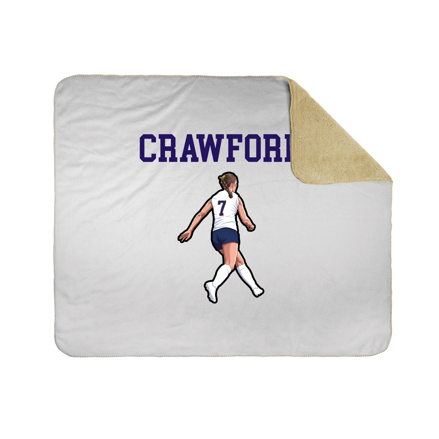 Throw Blanket — Shirsey in White