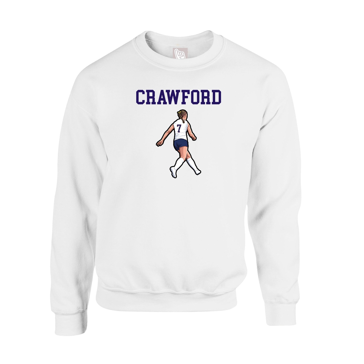 Fleece Crew — Shirsey in White