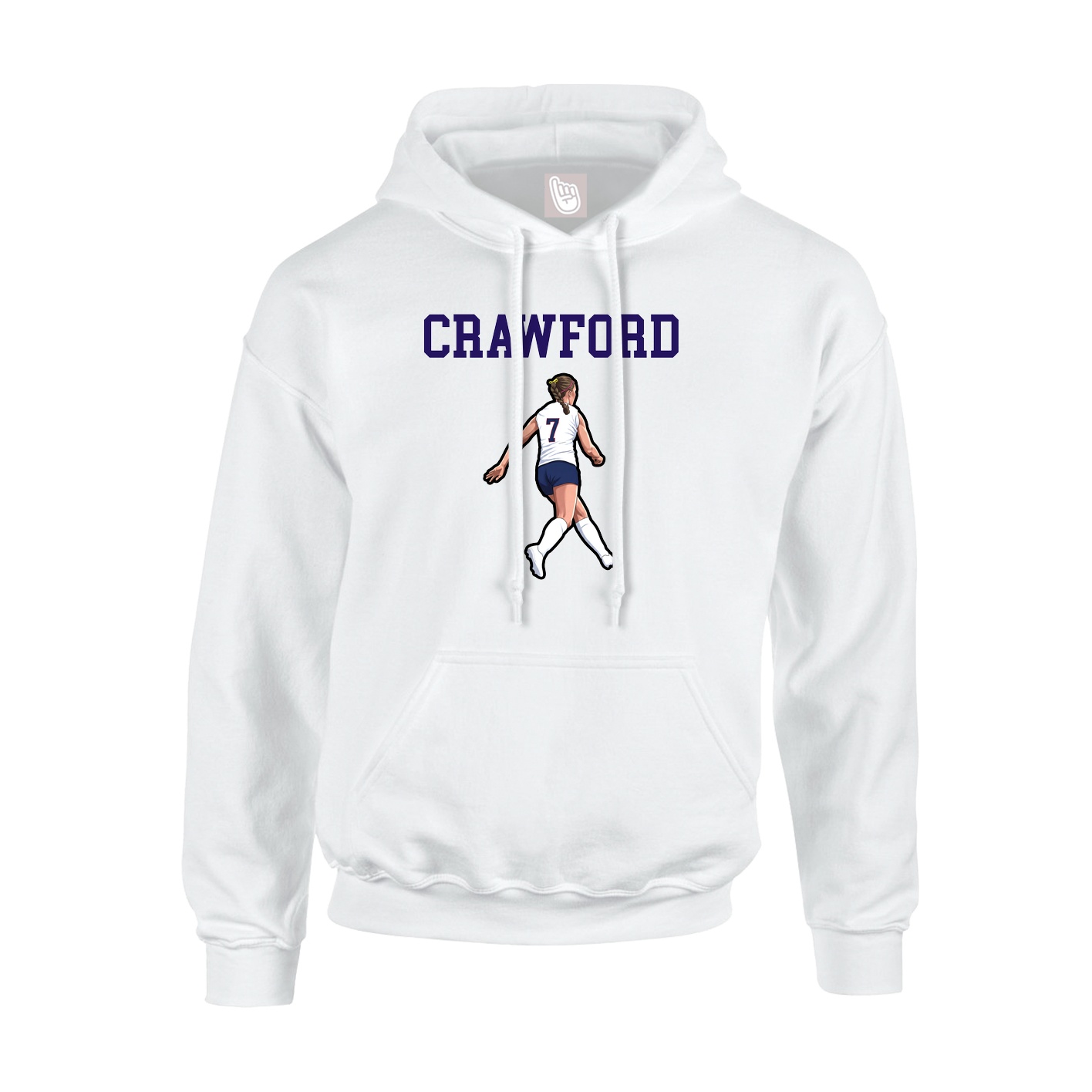 Youth Hoodie — Shirsey in White