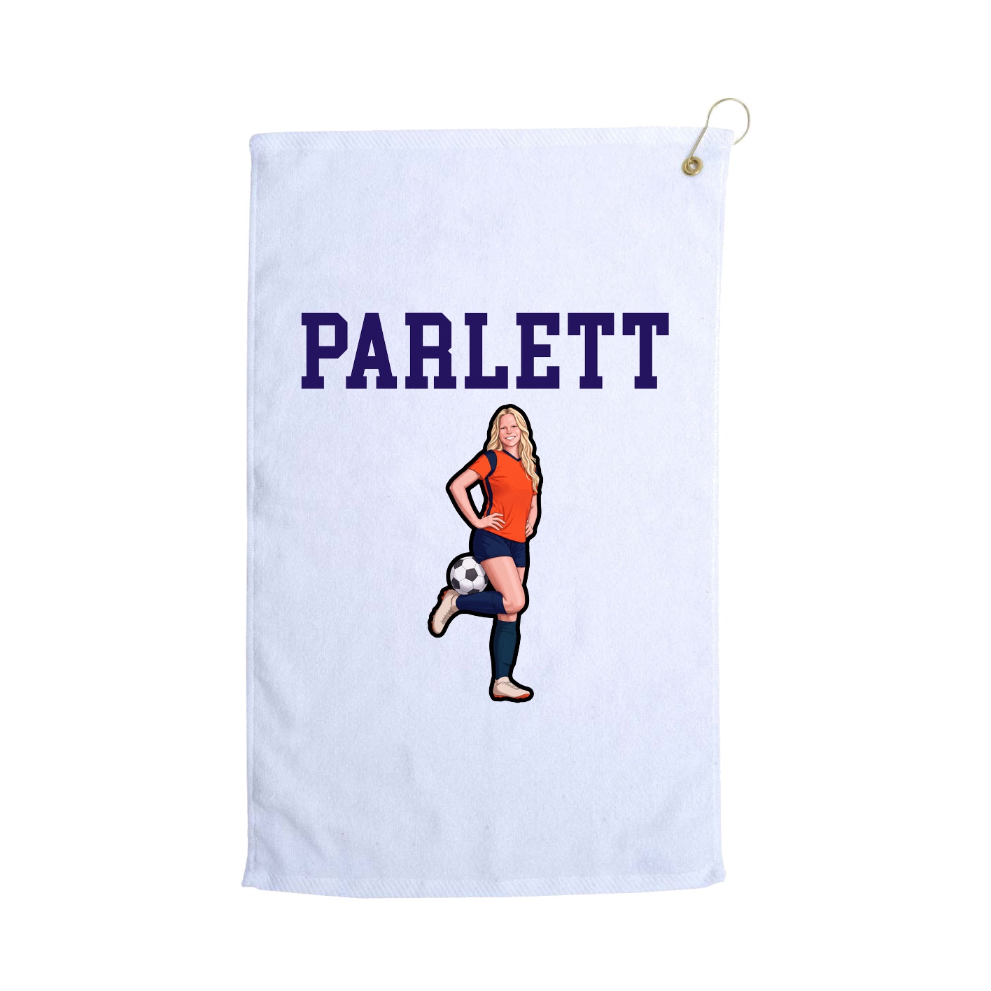 Golf Towel — Shirsey in White
