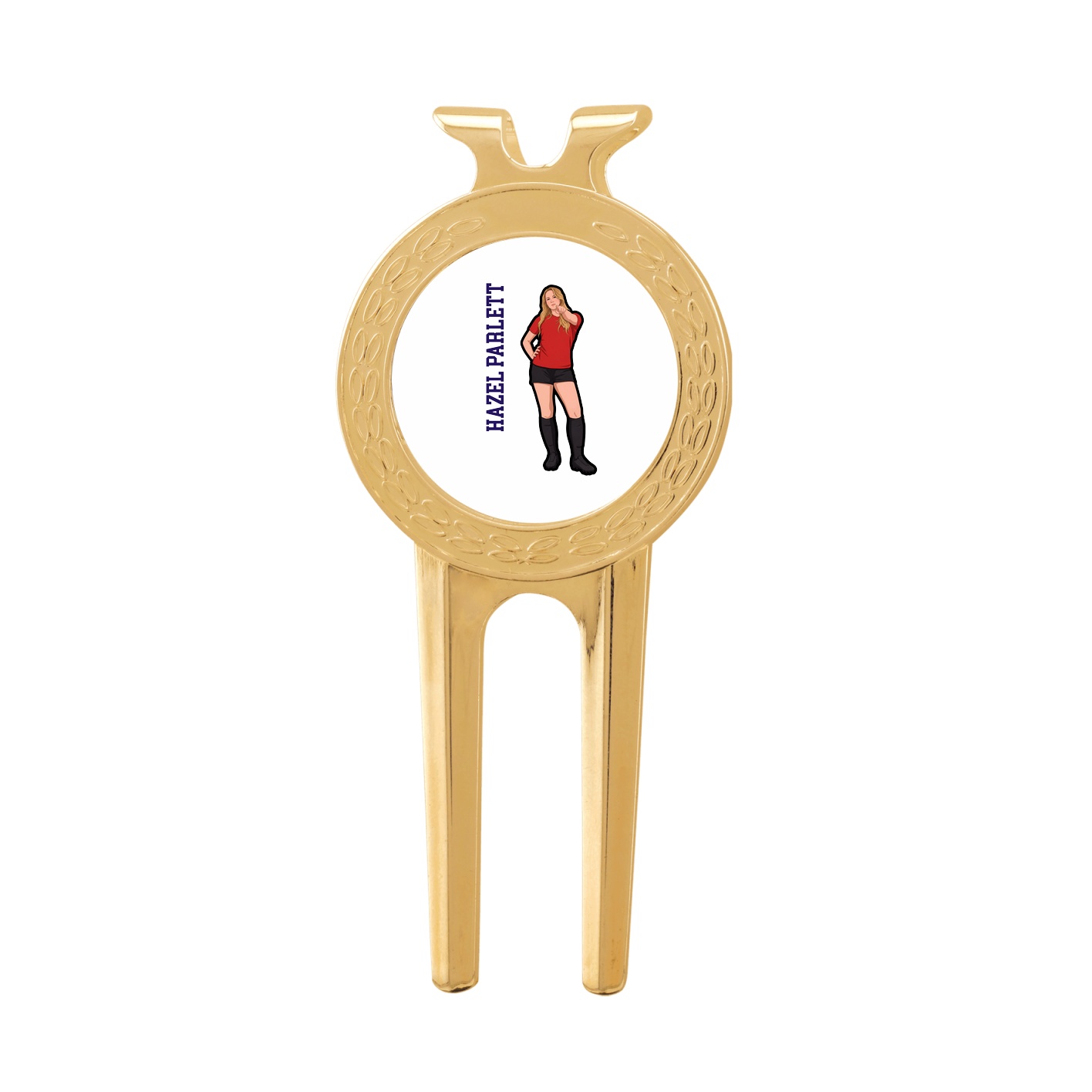 Divot Tool with Ball Marker — Name Vertical in Classic
