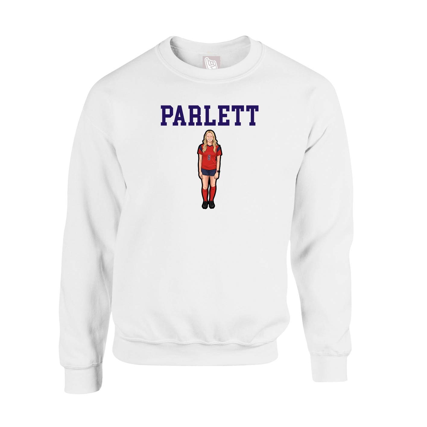 Fleece Crew — Shirsey in White