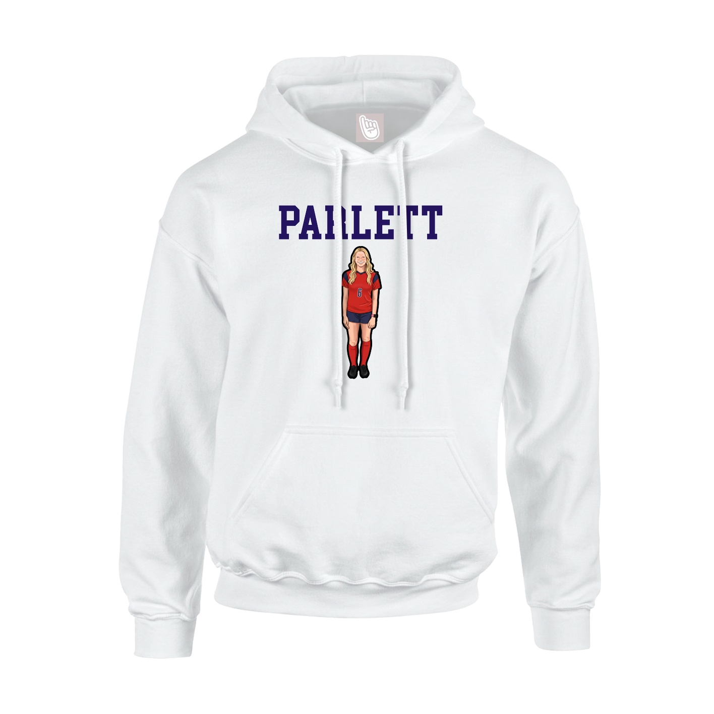 Youth Hoodie — Shirsey in White