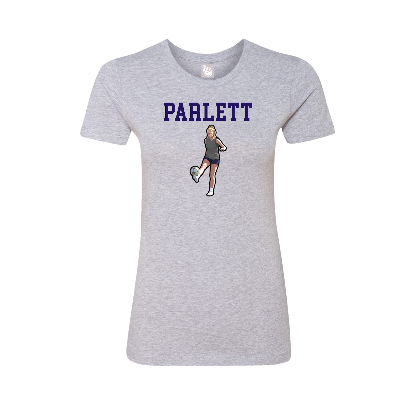 Fitted Women's Tee — Shirsey in Grey