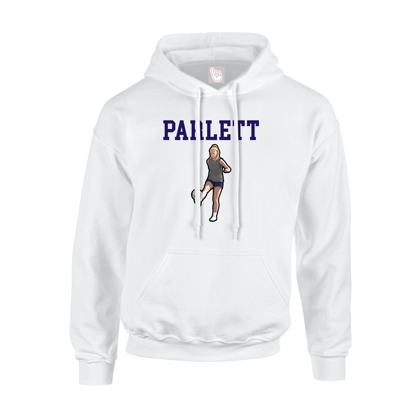Hoodie — Shirsey in White