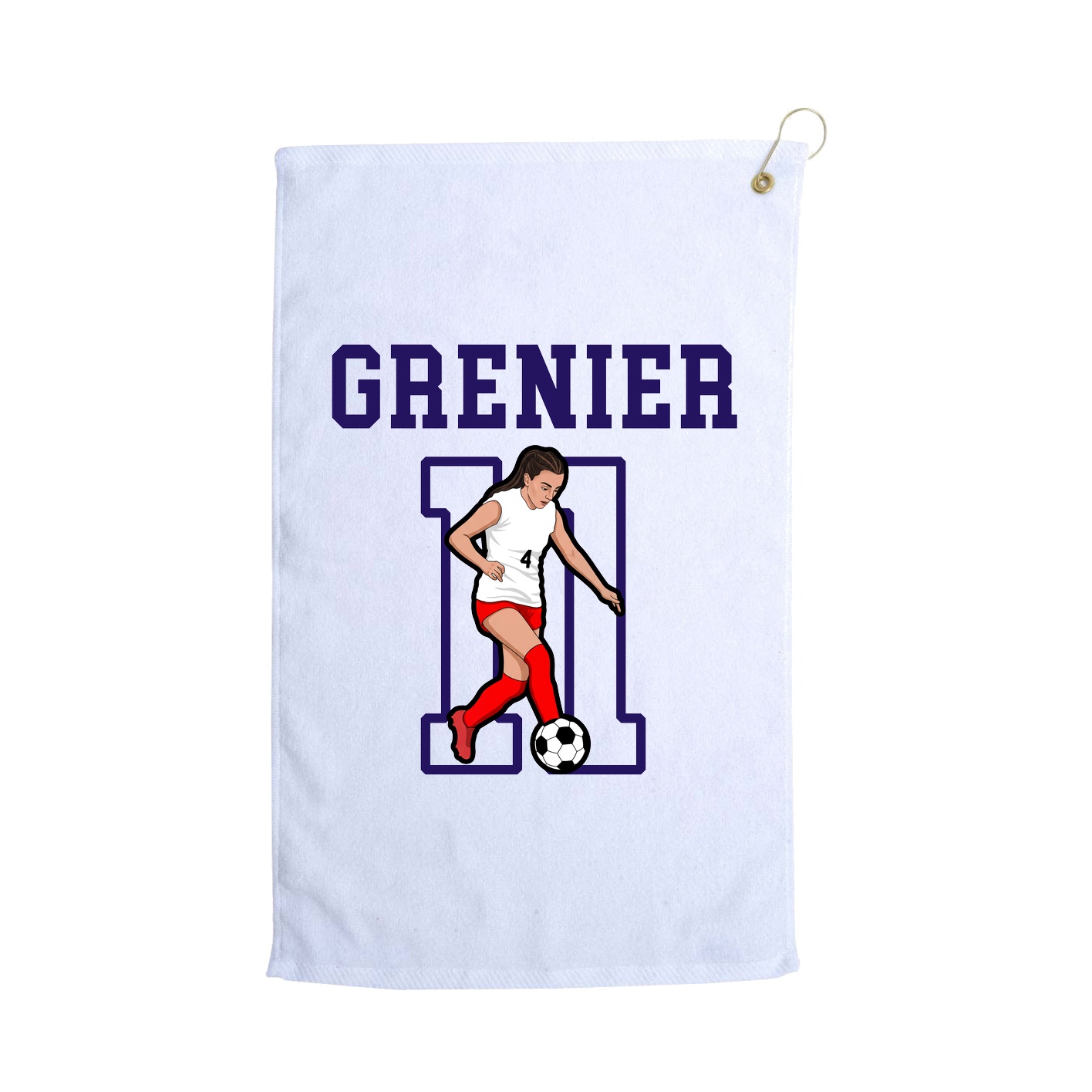 Golf Towel — Shirsey in White