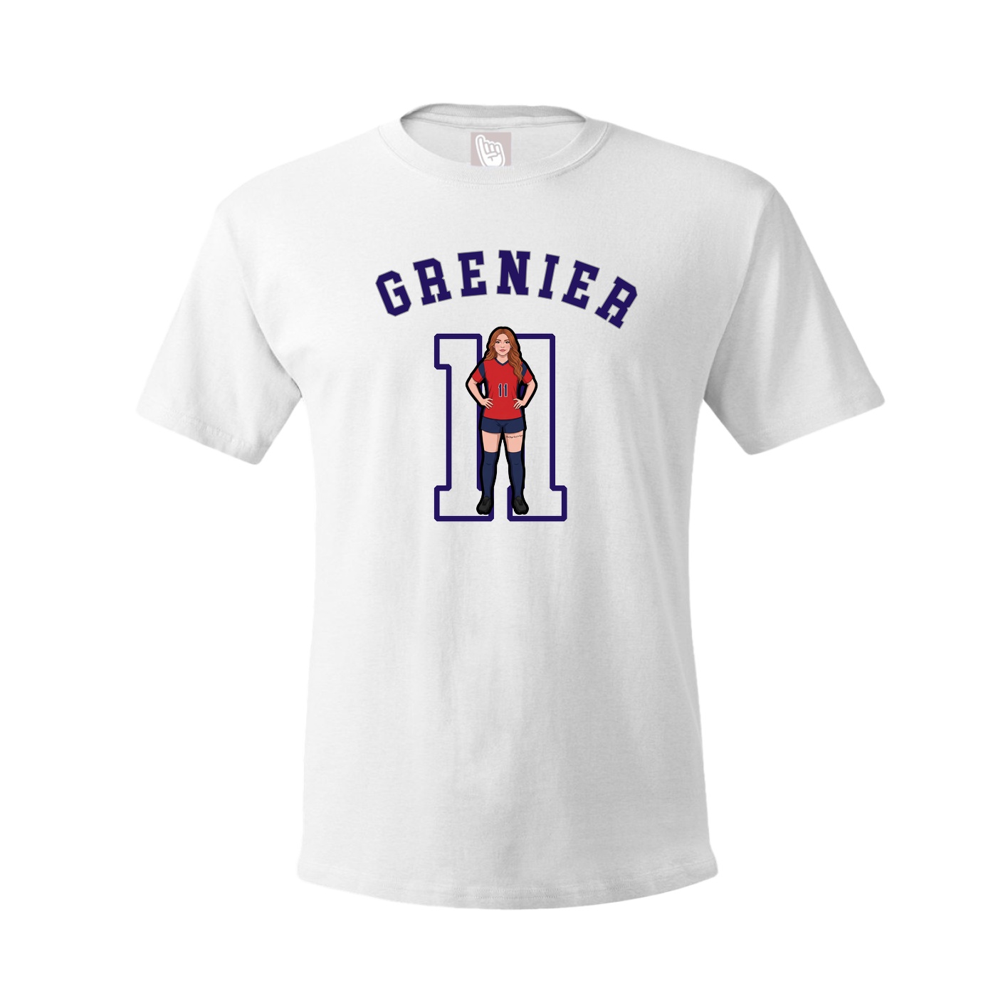 Tee — Shirsey Arch in White