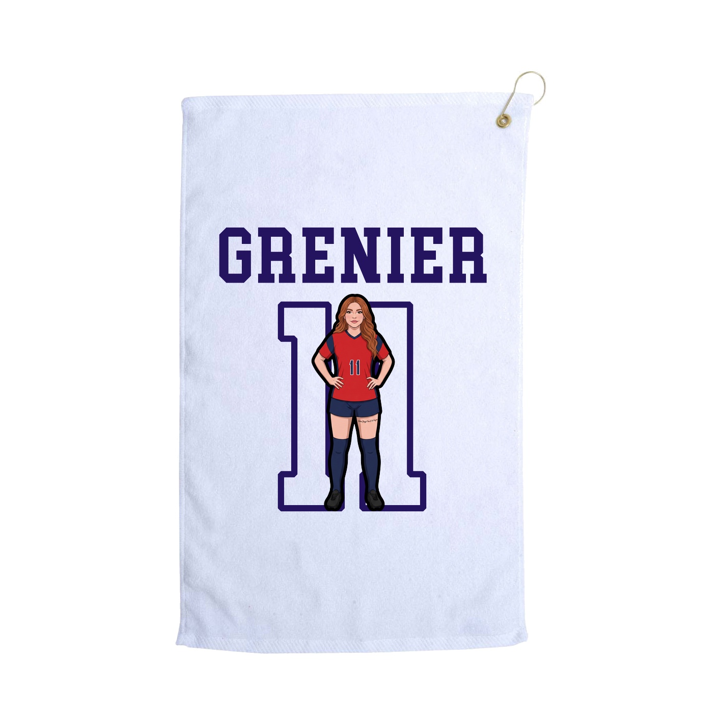 Golf Towel — Shirsey in White