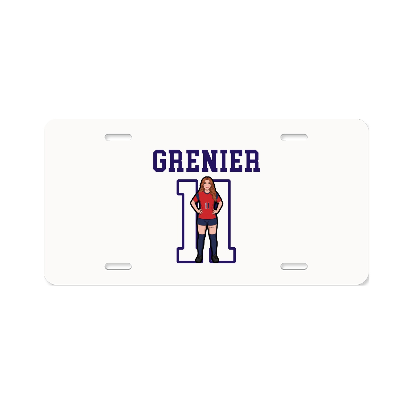 License Plate — Shirsey in Classic