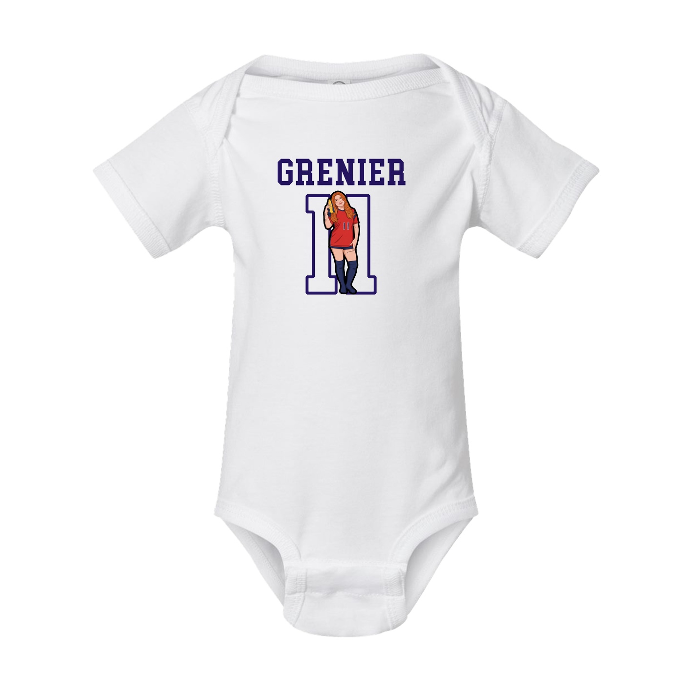 Baby Onesie — Shirsey in White
