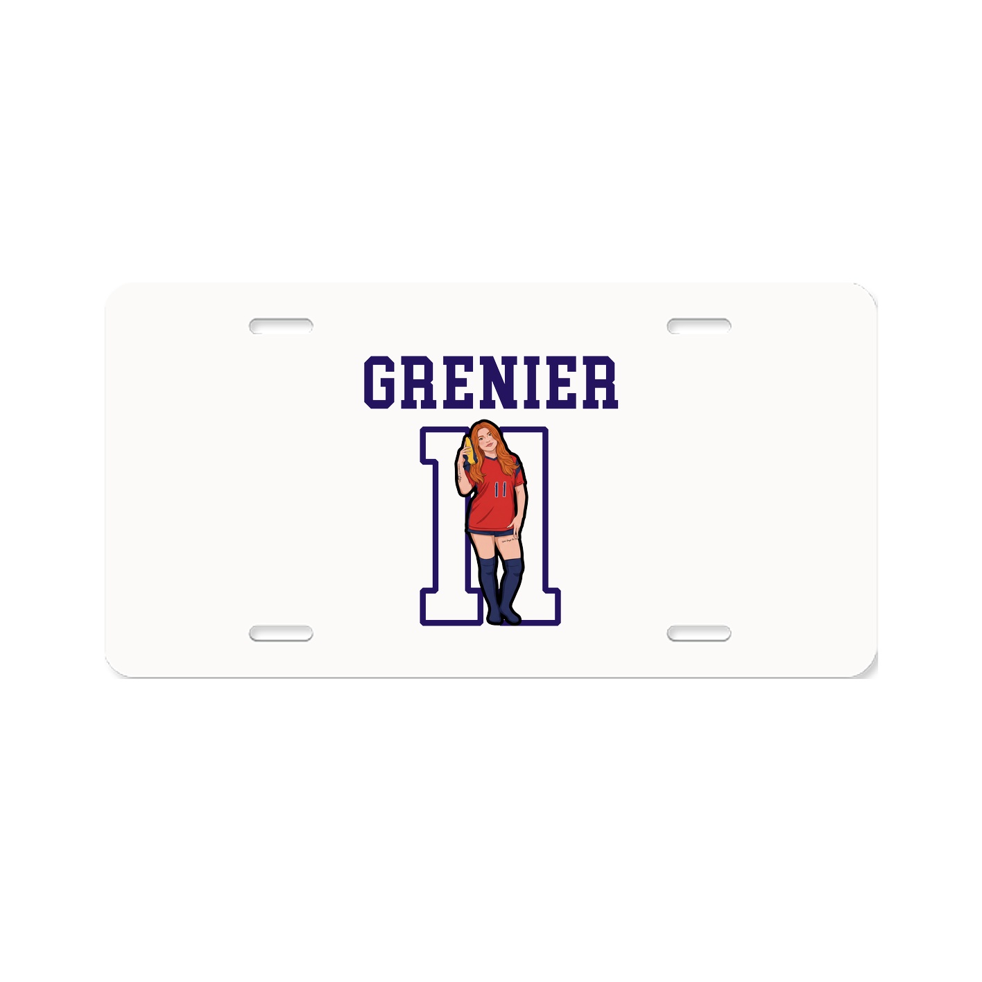 License Plate — Shirsey in Classic