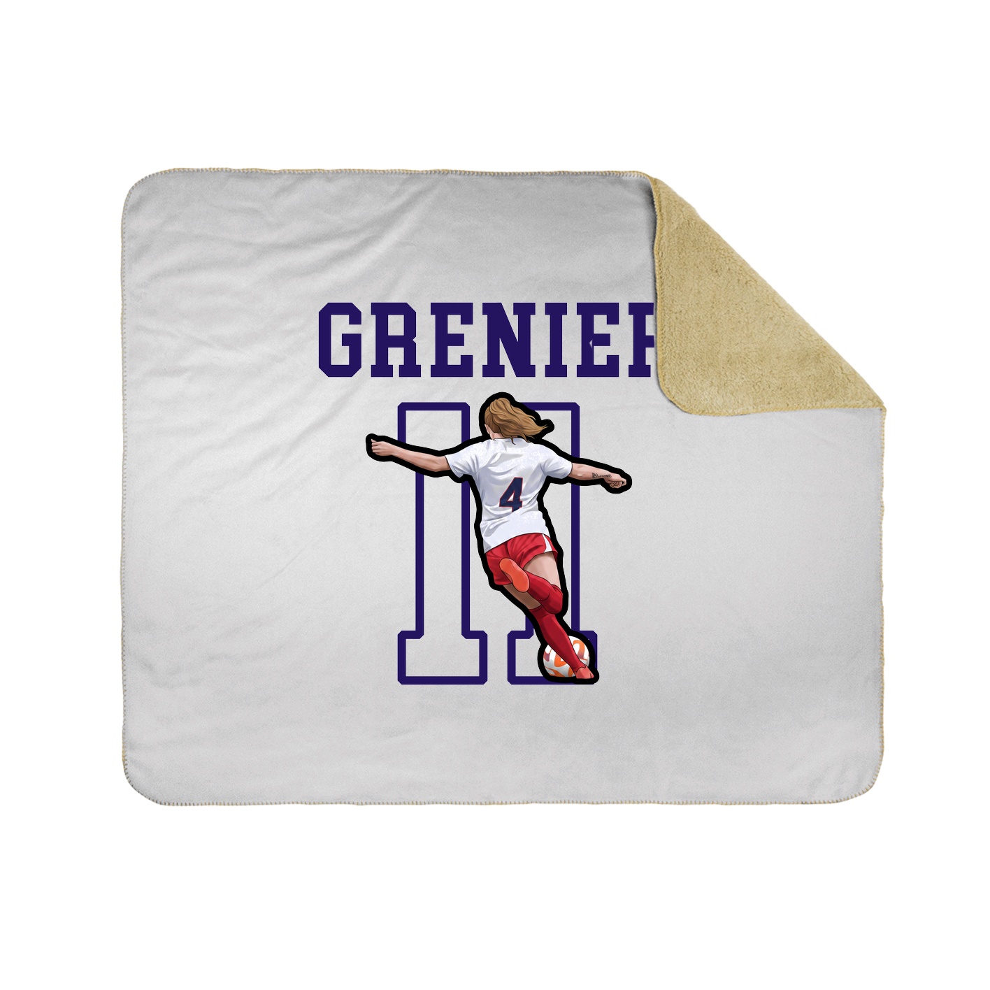 Throw Blanket — Shirsey in White