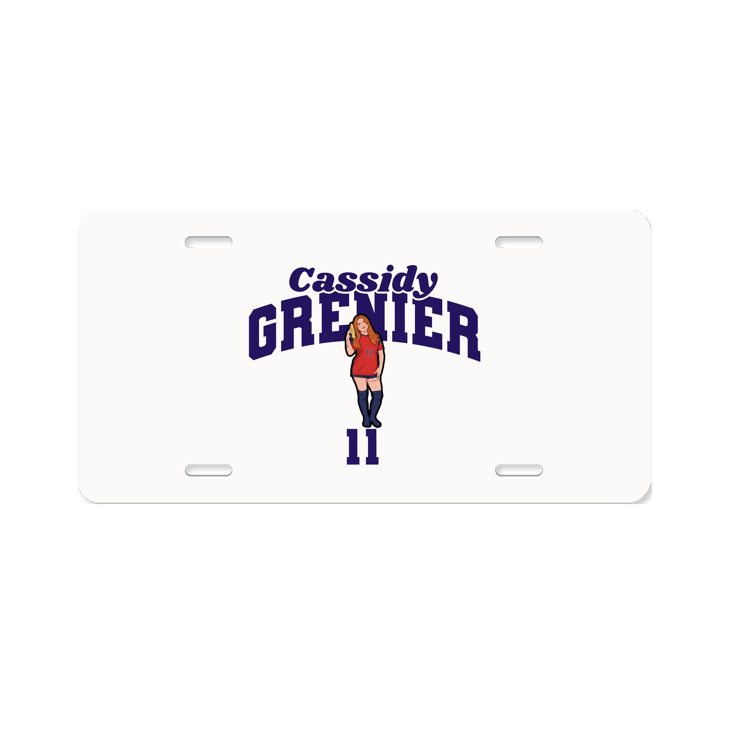 License Plate — Signature Arch in Classic