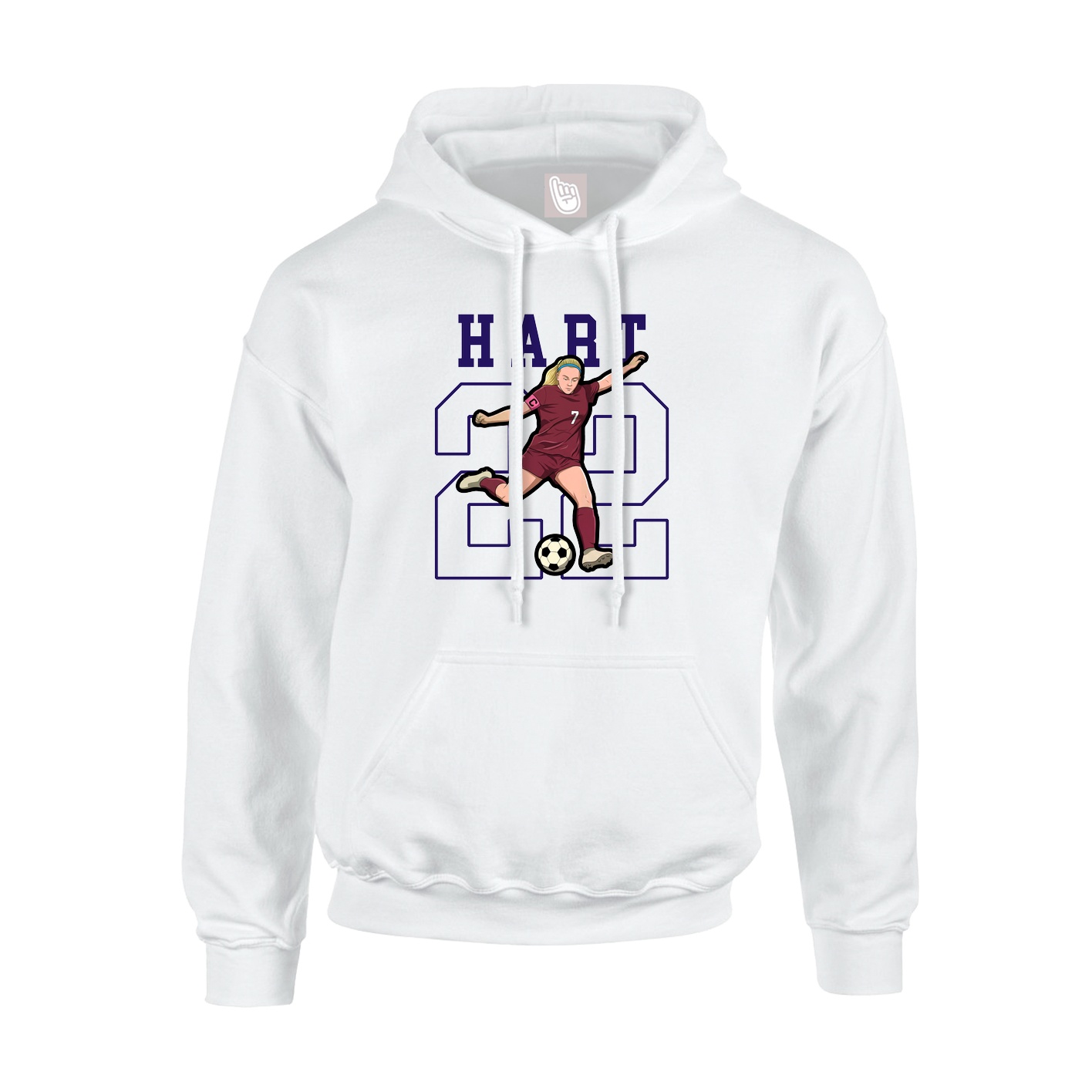 Youth Hoodie — Shirsey in White