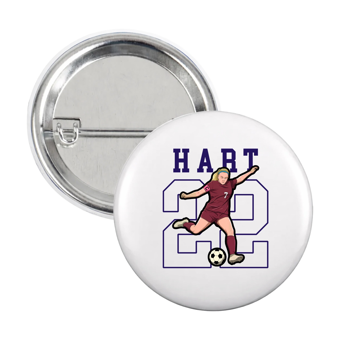 Game Day Button — Shirsey in White