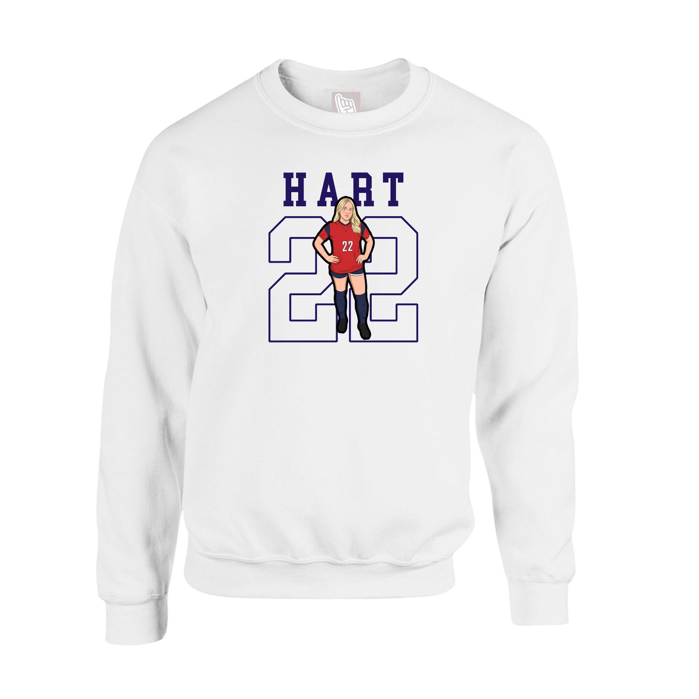 Fleece Crew — Shirsey in White