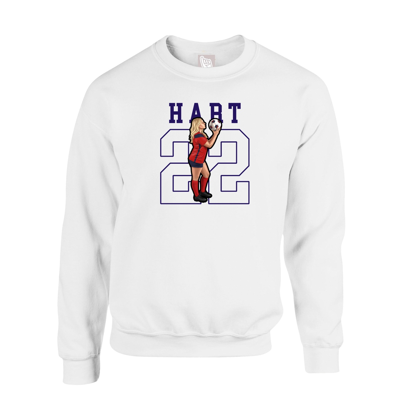 Fleece Crew — Shirsey in White