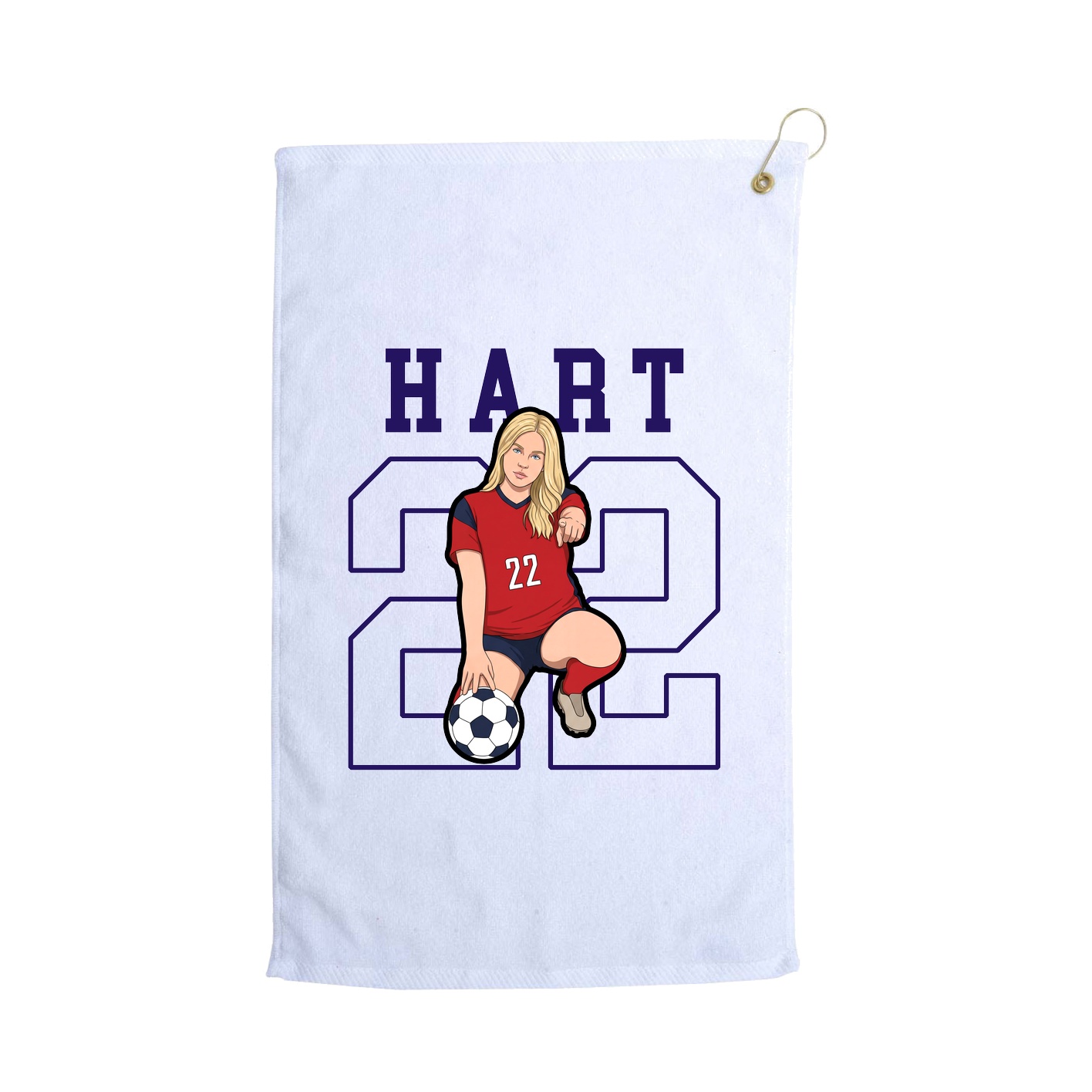 Golf Towel — Shirsey in White