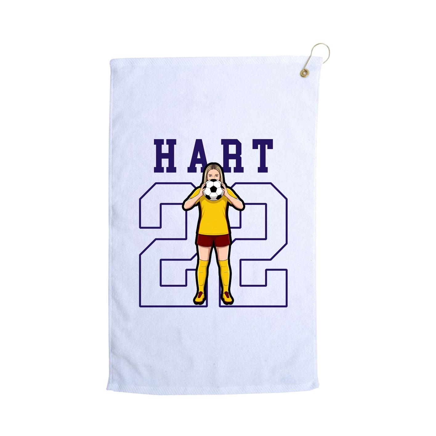 Golf Towel — Shirsey in White
