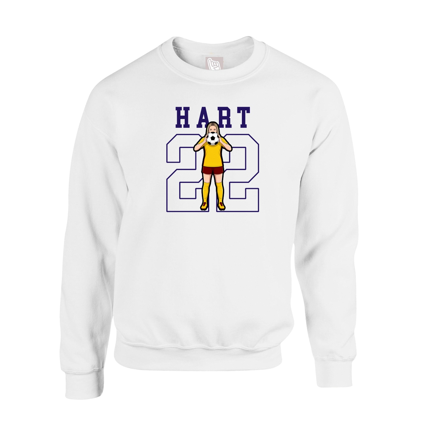 Fleece Crew — Shirsey in White