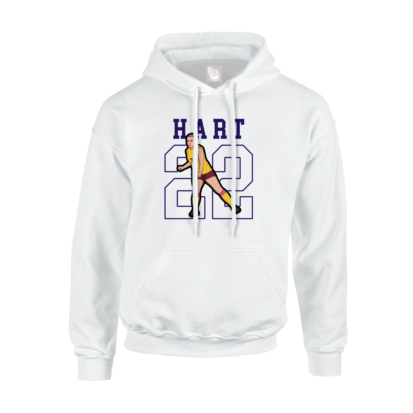 Hoodie — Shirsey in White