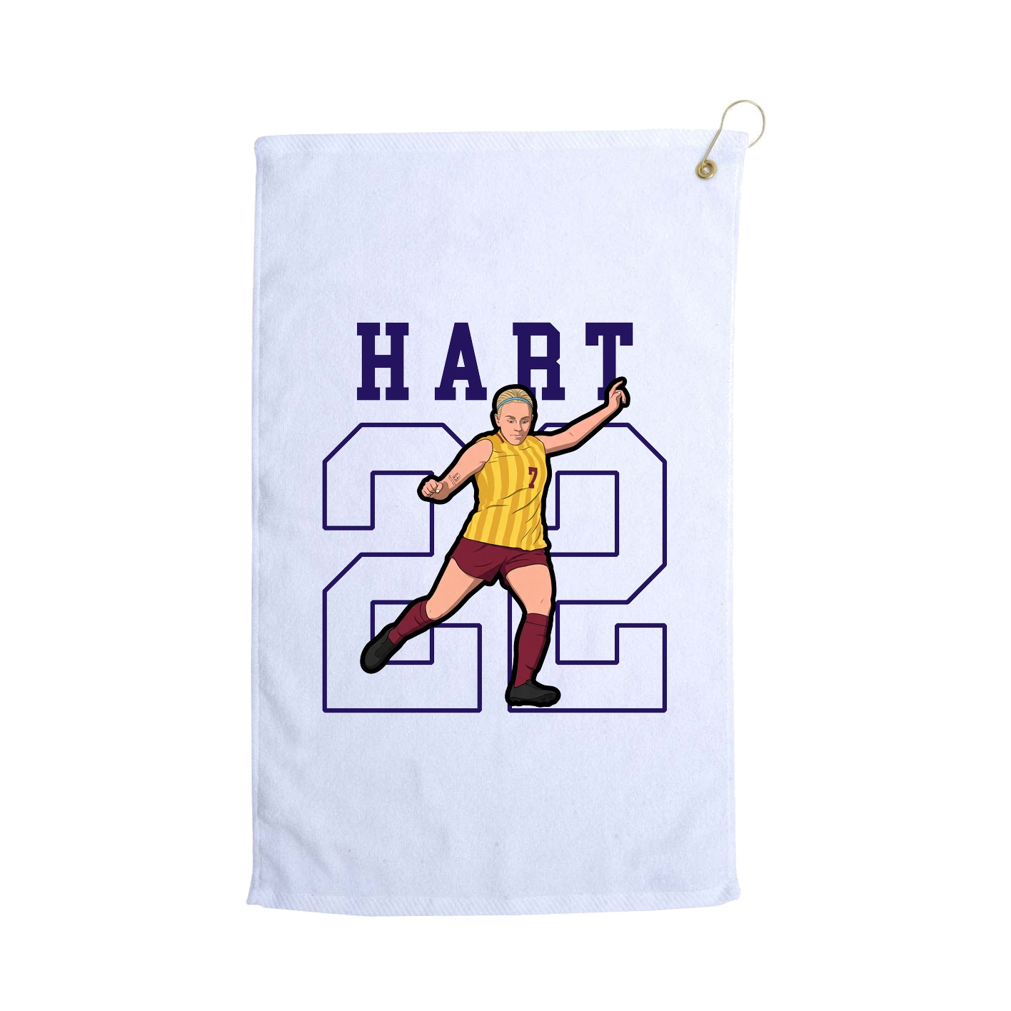Golf Towel — Shirsey in White