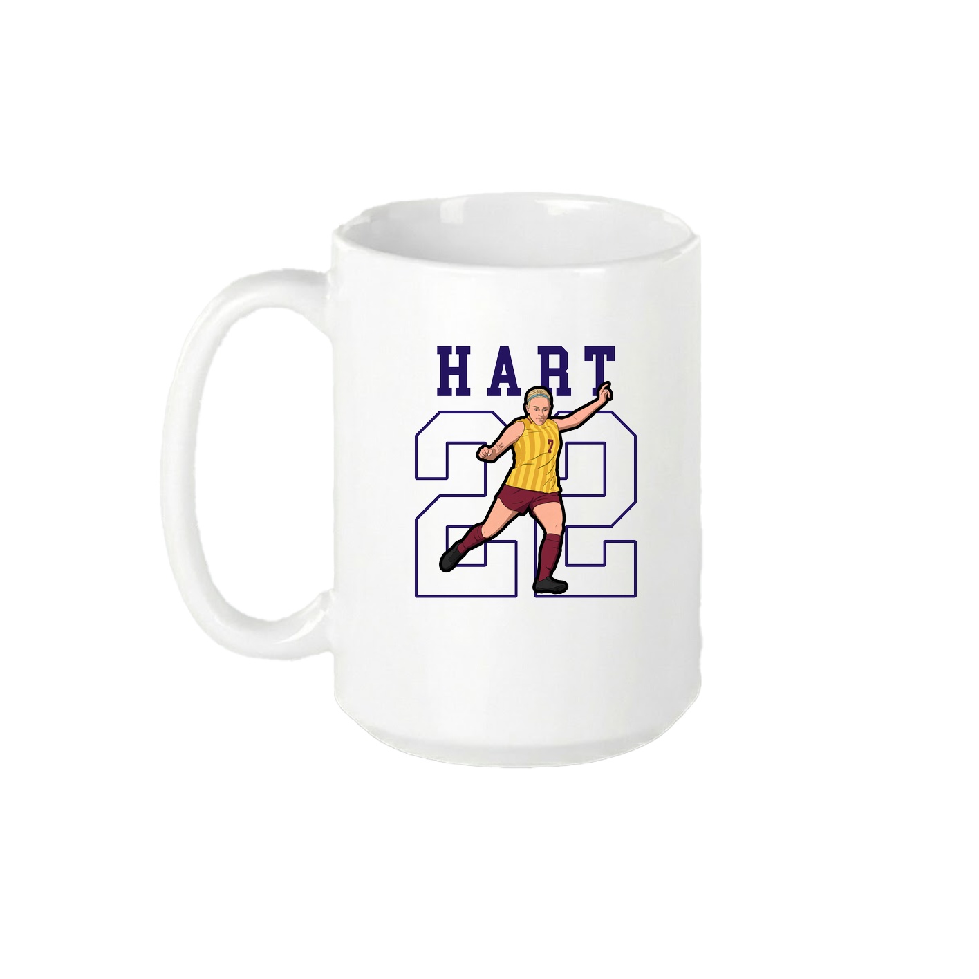 15oz Coffee Mug — Shirsey in White