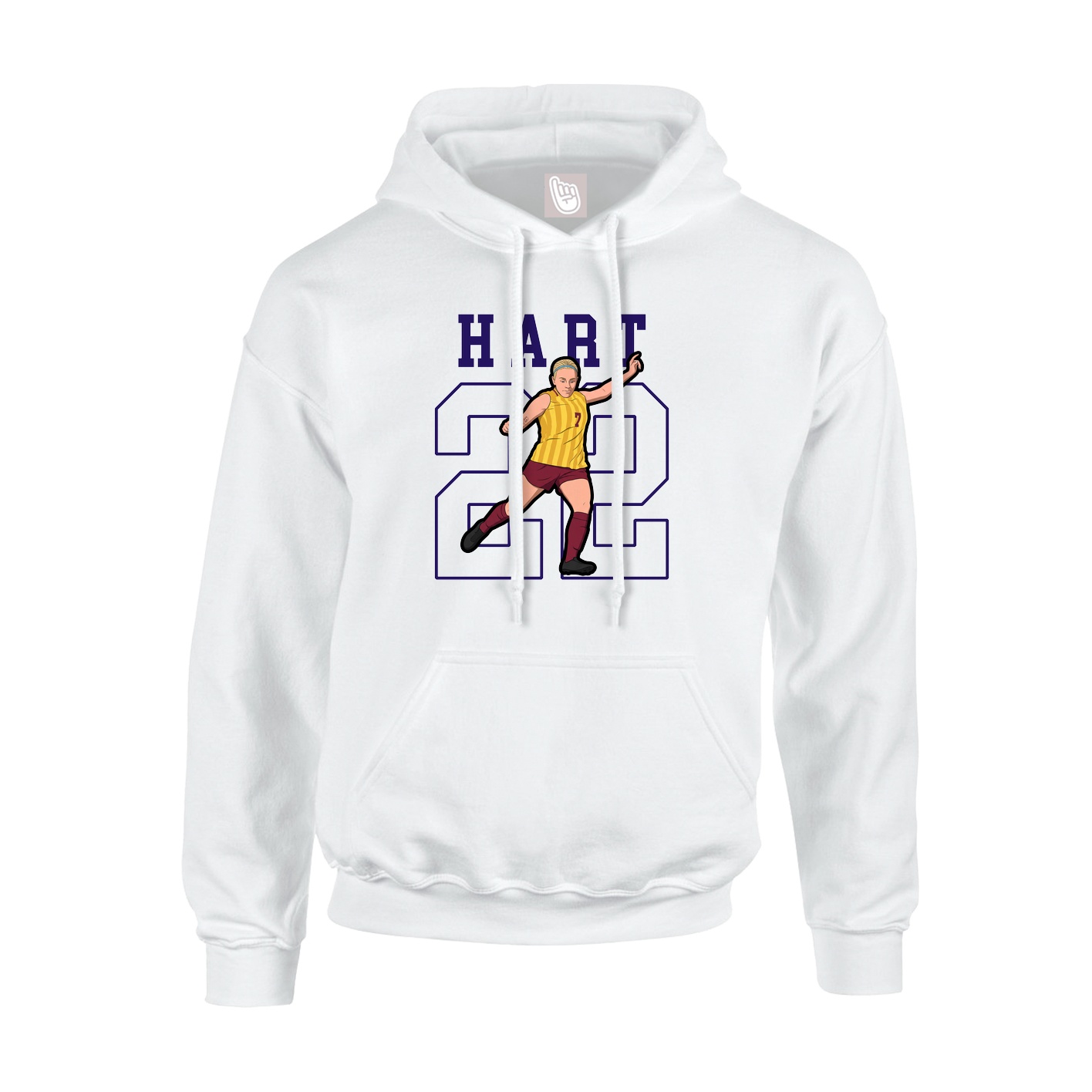 Hoodie — Shirsey in White