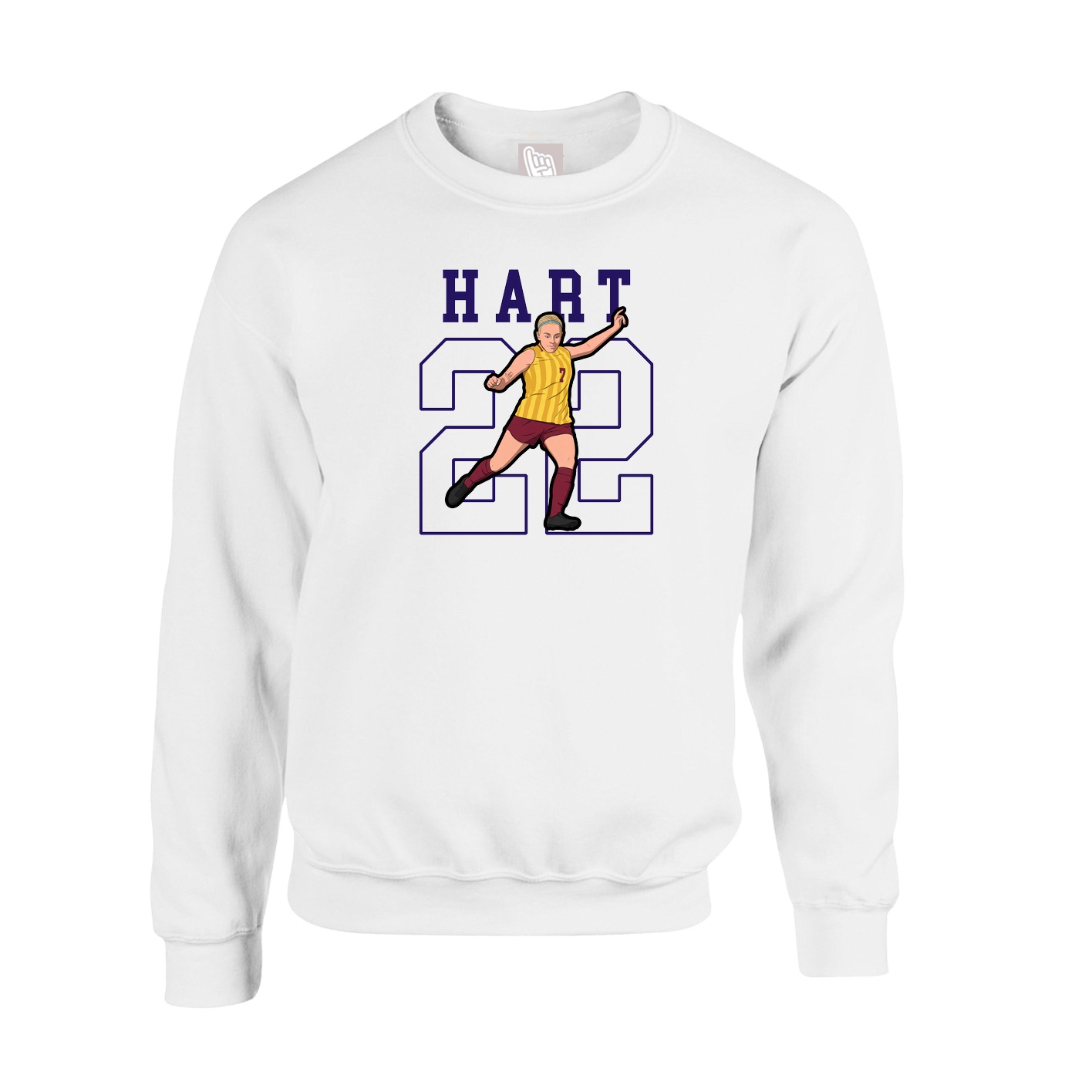 Fleece Crew — Shirsey in White