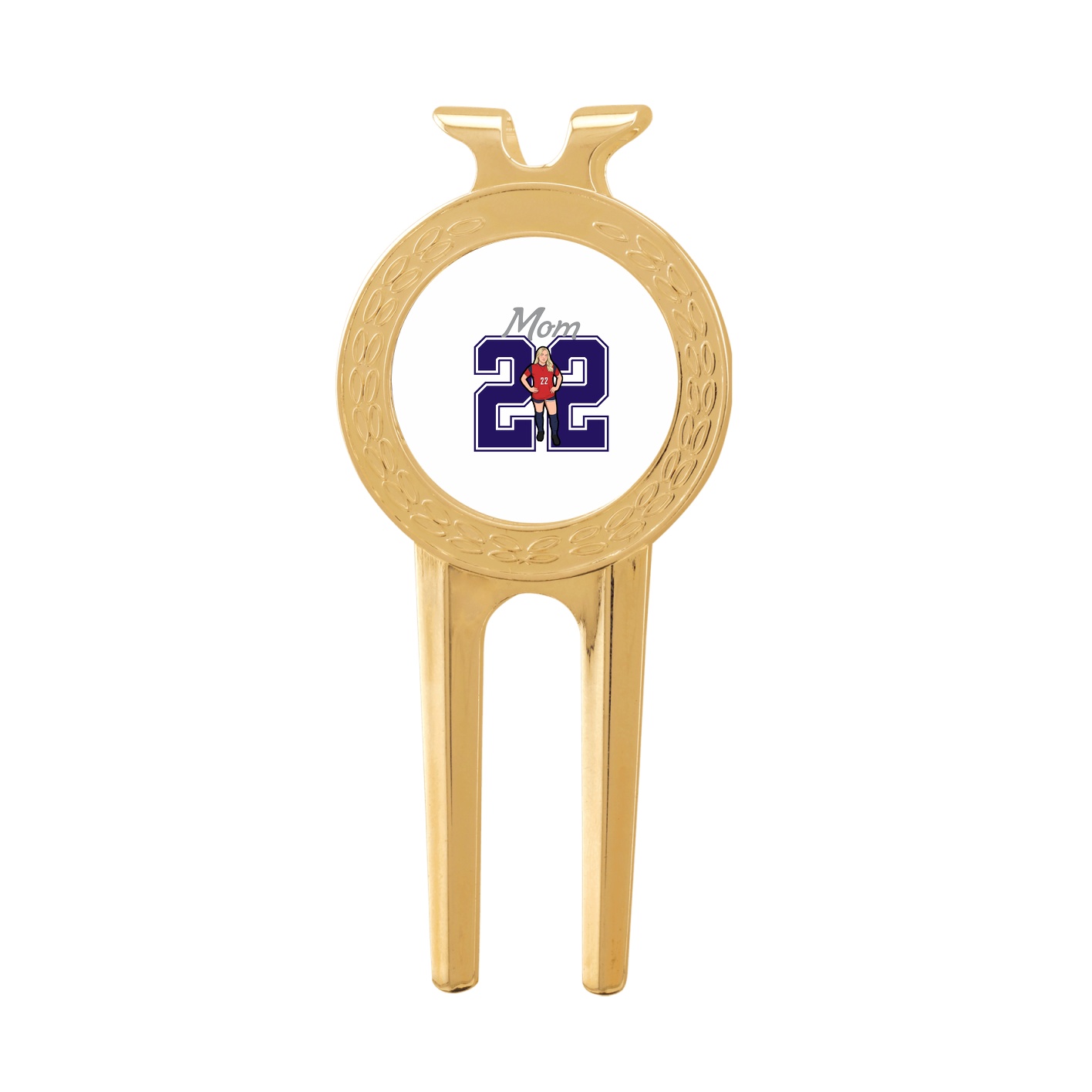 Divot Tool with Ball Marker — Mothers Day Shirsey in Classic