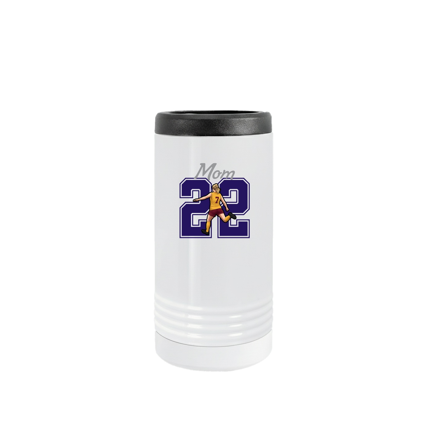 Slim Beverage Holder — Mothers Day Shirsey in White