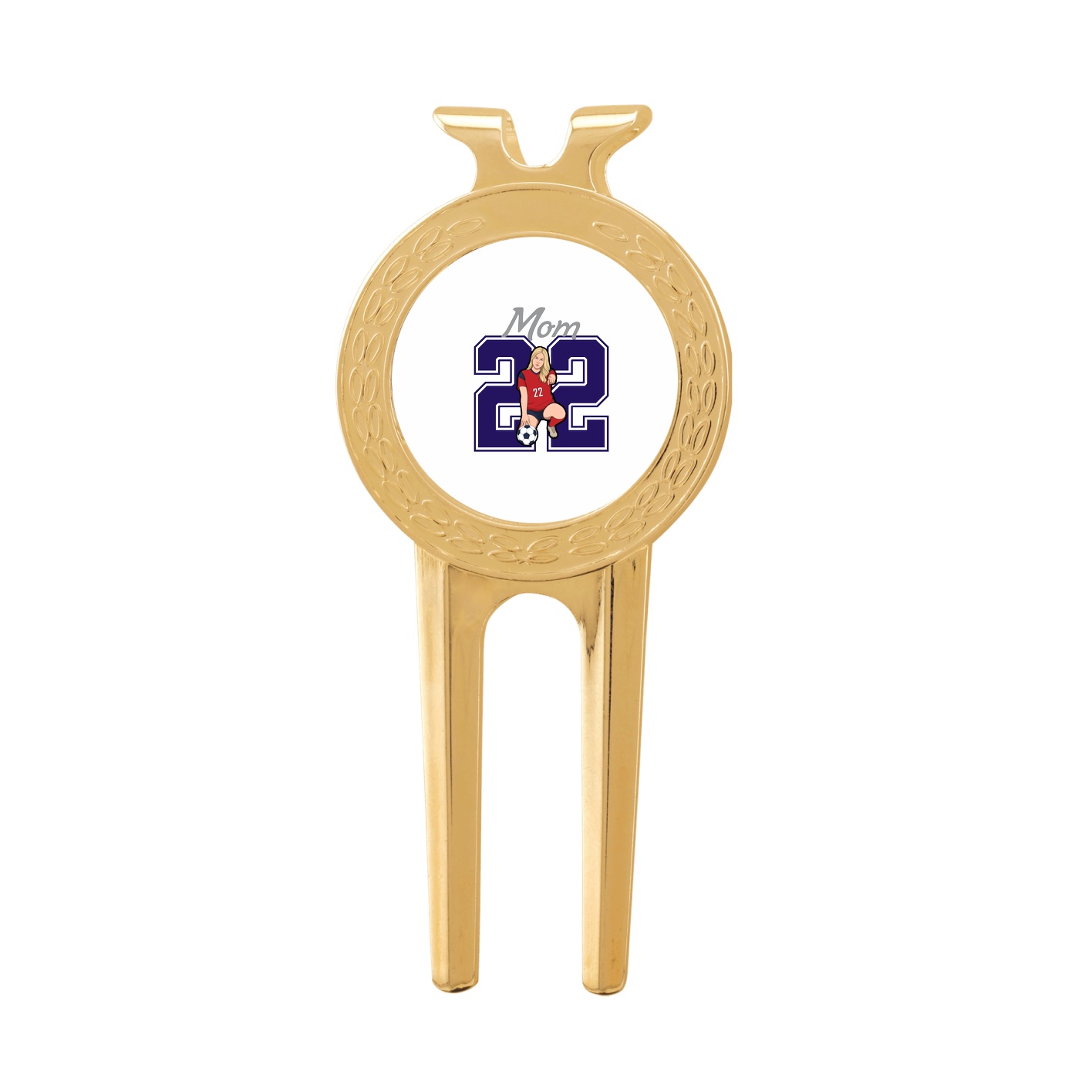 Divot Tool with Ball Marker — Mothers Day Shirsey in Classic