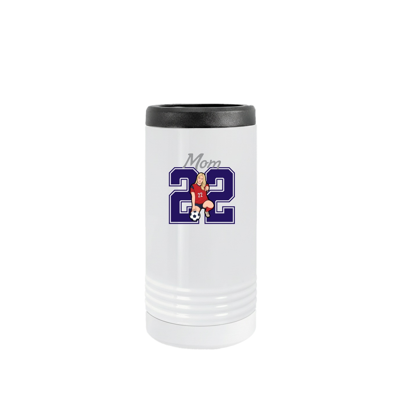 Slim Beverage Holder — Mothers Day Shirsey in White