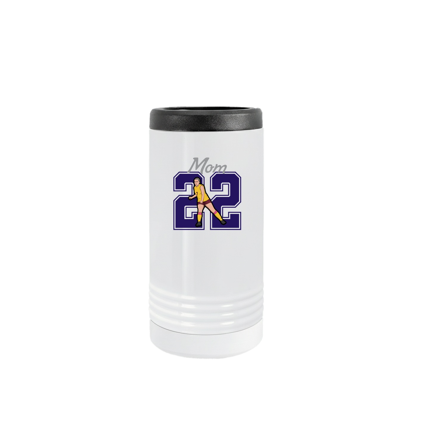 Slim Beverage Holder — Mothers Day Shirsey in White