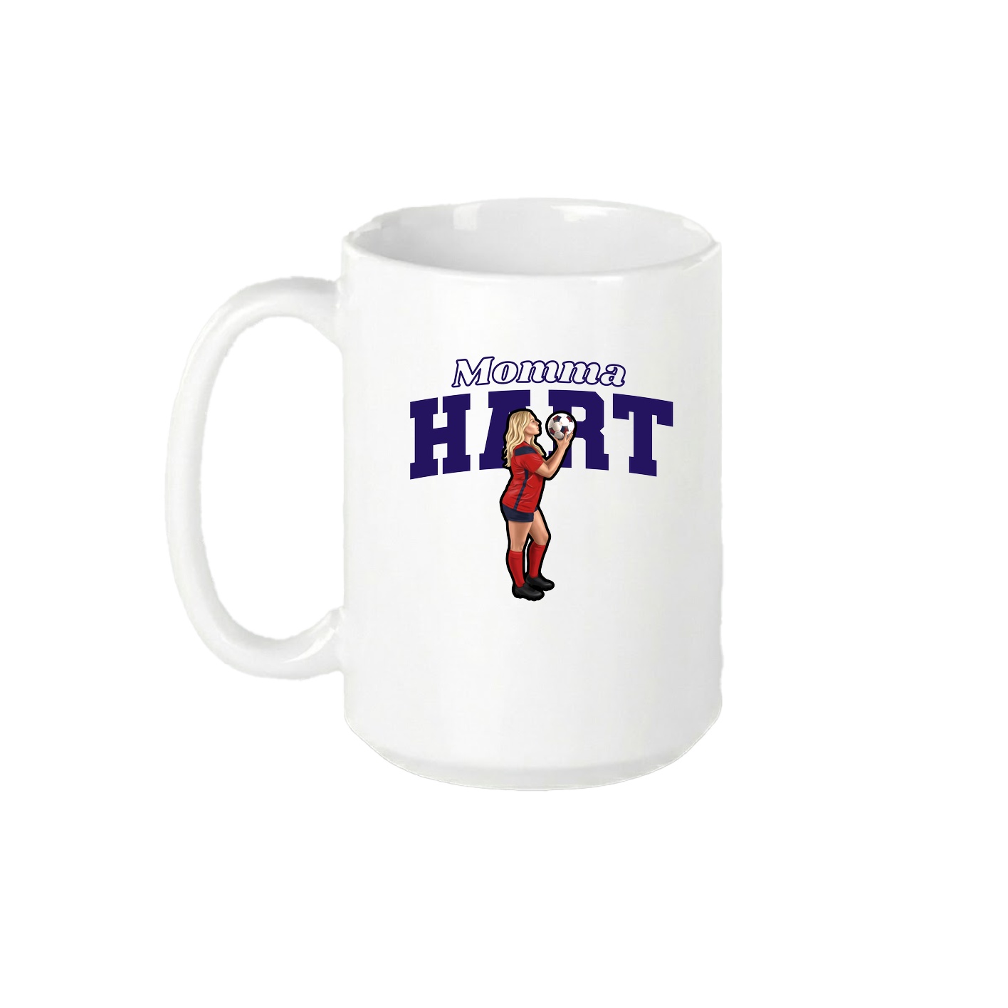 15oz Coffee Mug — Mothers Day Block in White