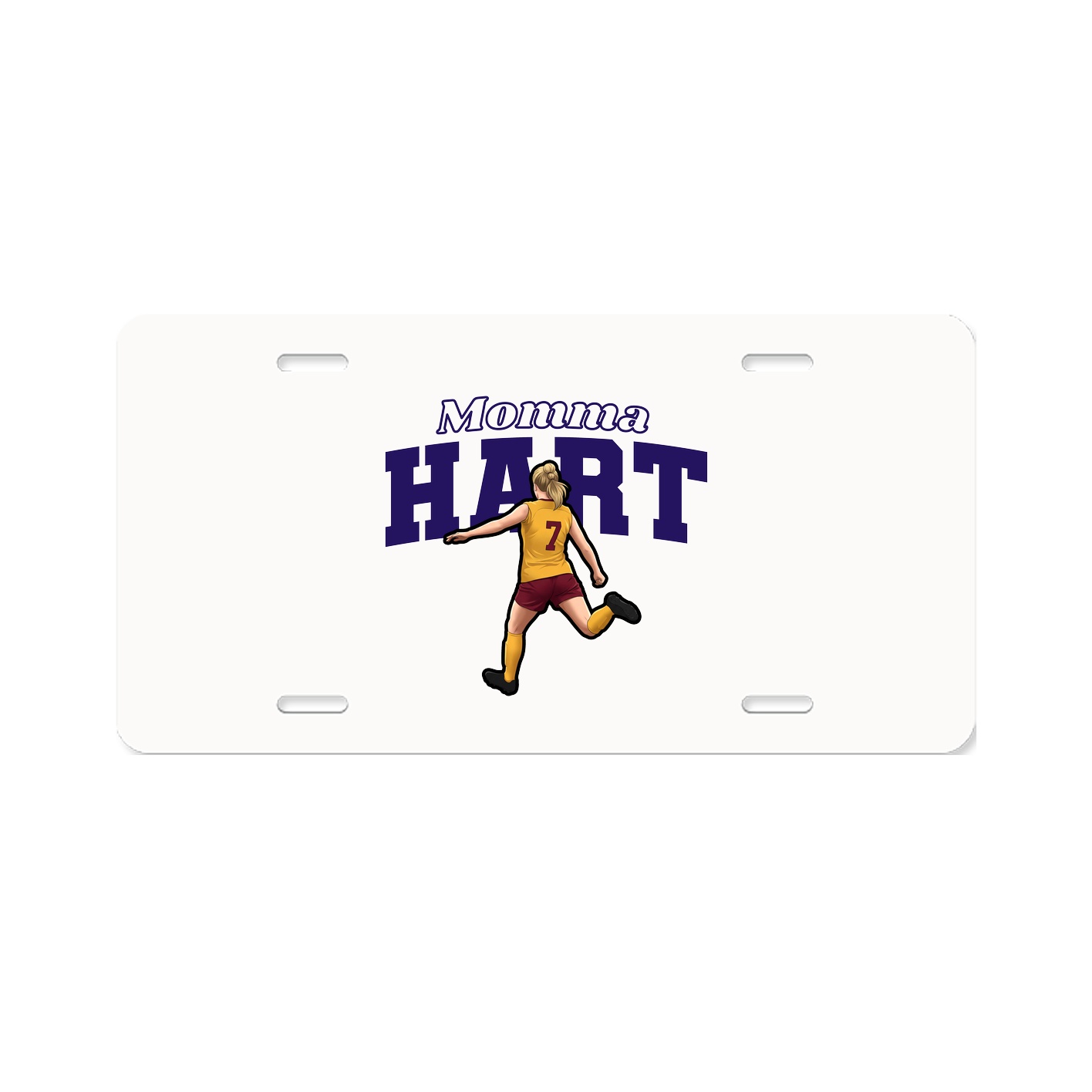 License Plate — Mothers Day Block in Classic