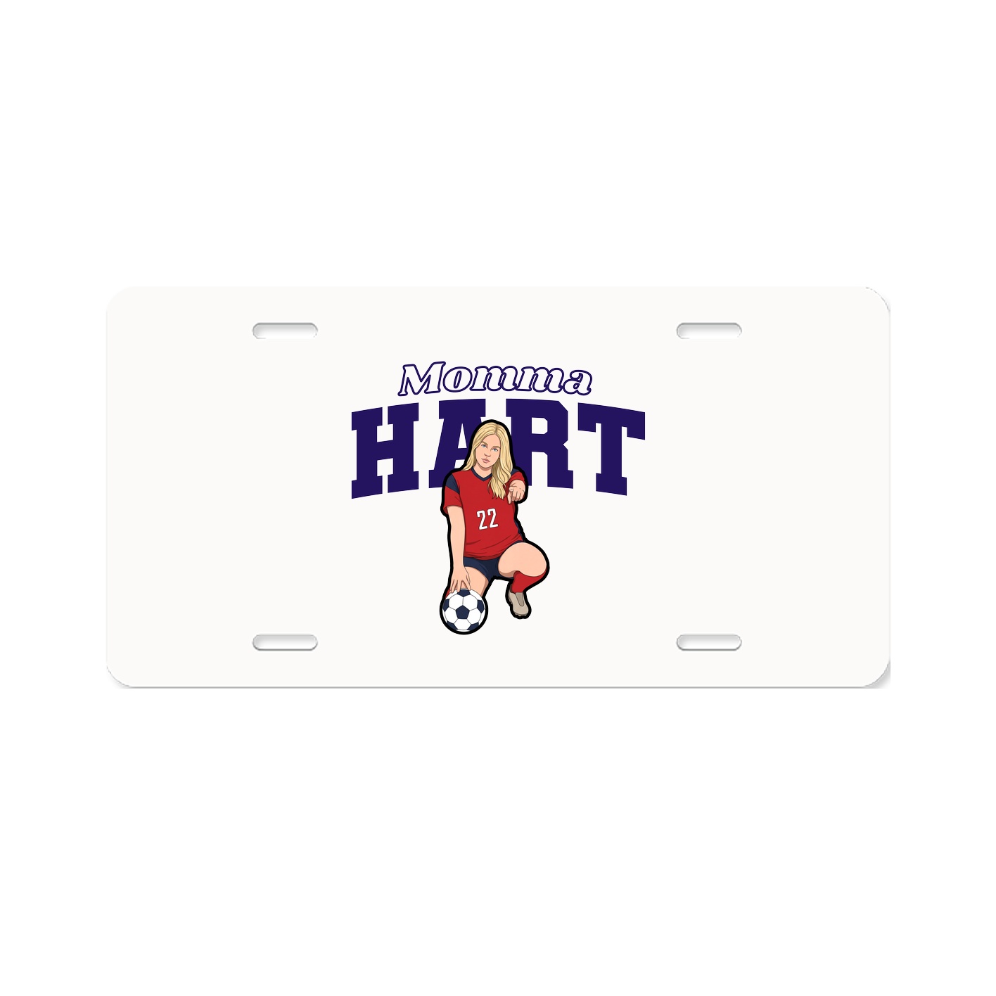 License Plate — Mothers Day Block in Classic