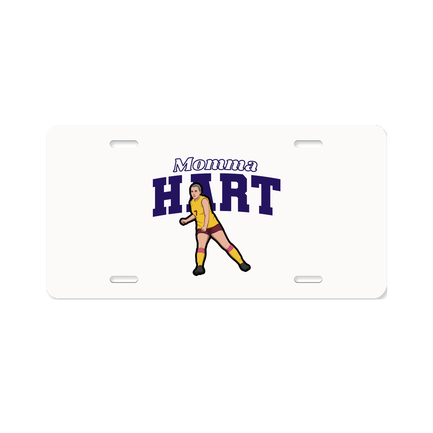 License Plate — Mothers Day Block in Classic