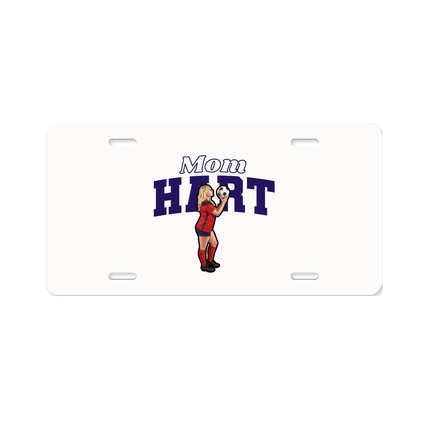 License Plate — Mothers Day Block in Classic