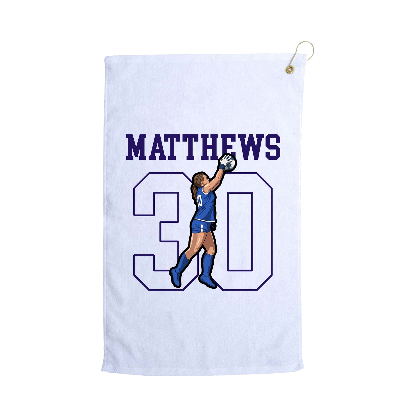 Golf Towel — Shirsey in White