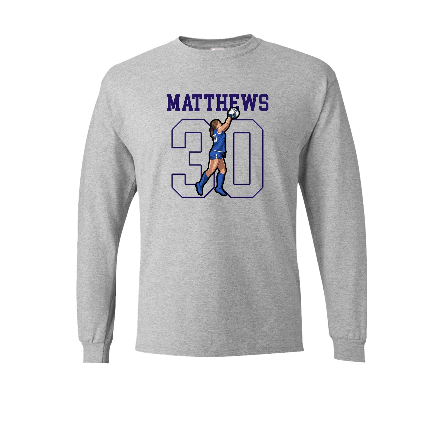 Long Sleeve Tee — Shirsey in Grey