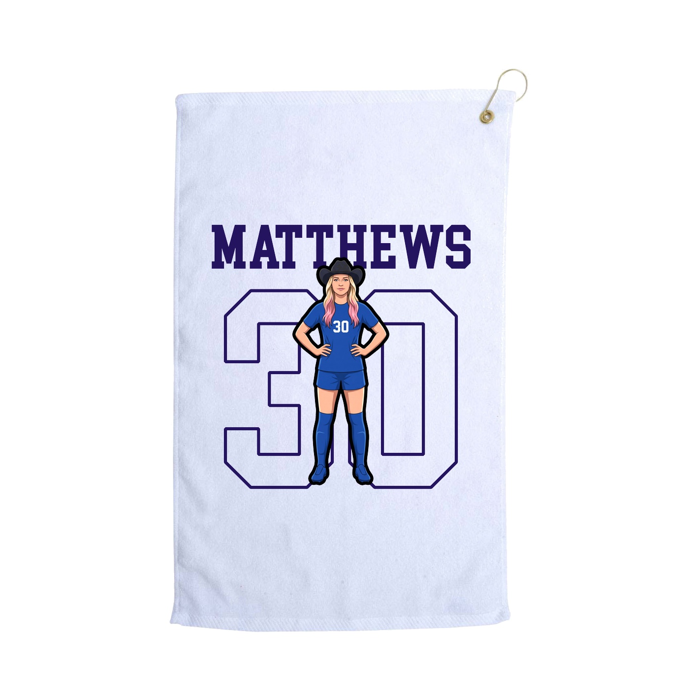 Golf Towel — Shirsey in White