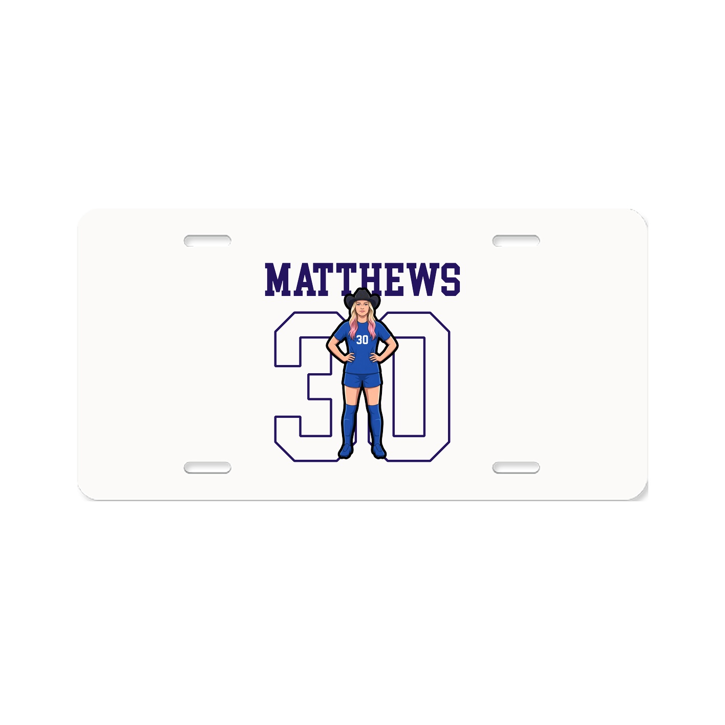 License Plate — Shirsey in Classic