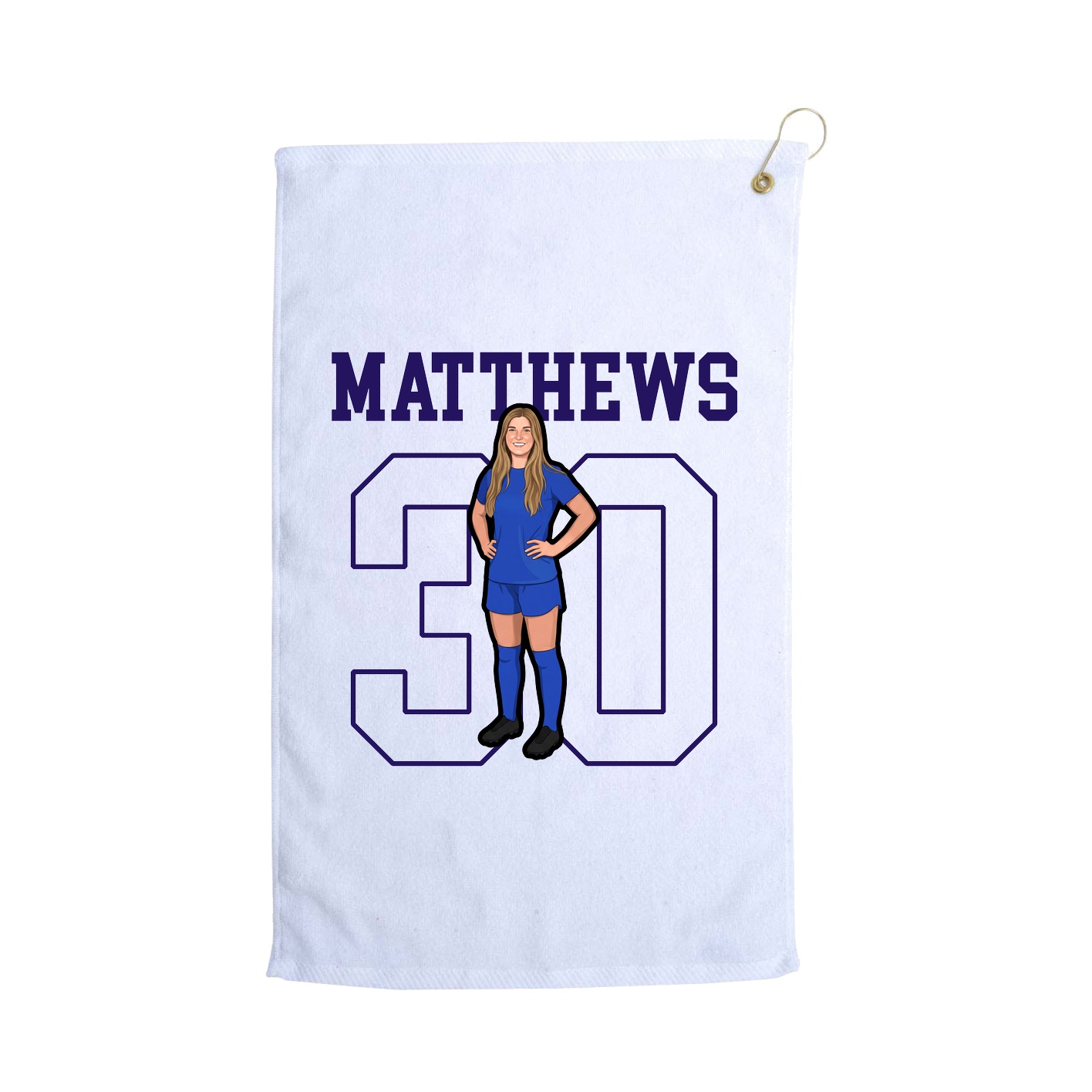 Golf Towel — Shirsey in White